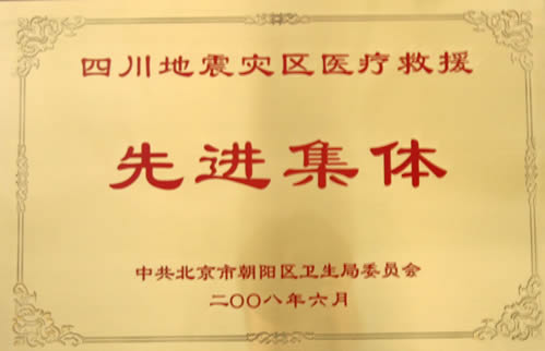 （2008）抗震救灾先进集体奖